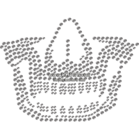 Teeth of Mondo Rhinestone Iron-on Heat Transfer for Mask